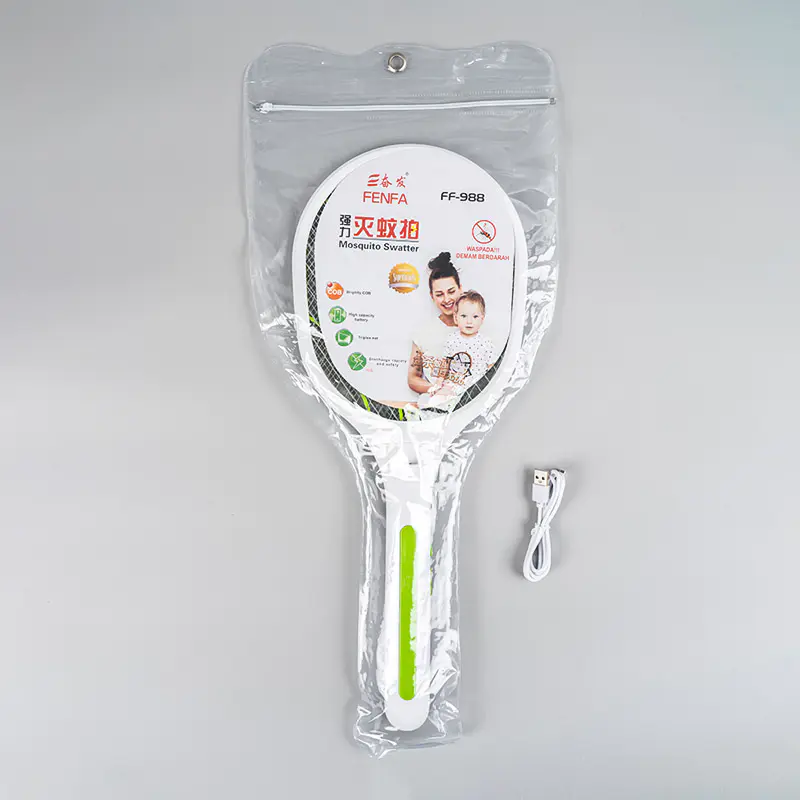 FF-988 1200mAh 충전식 리튬 배터리(LED 조명 포함) 다기능 전기 모기채찍기 FF-988 1200mAh 충전식 리튬 배터리(LED 조명 포함) 다기능 전기 모기채찍기